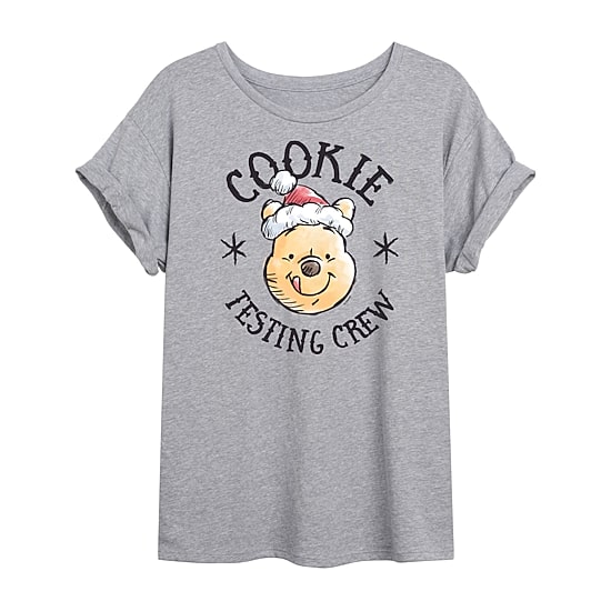 Womens Crew Neck Short Sleeve Regular Fit Winnie The Pooh Graphic T-Shirt