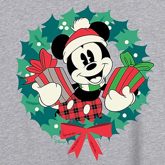 Womens Crew Neck Short Sleeve Regular Fit Mickey Mouse Graphic T-Shirt