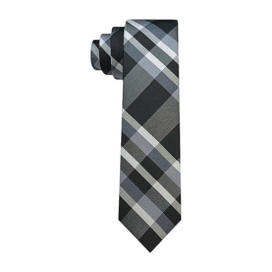 J. Ferrar Plaid Tie