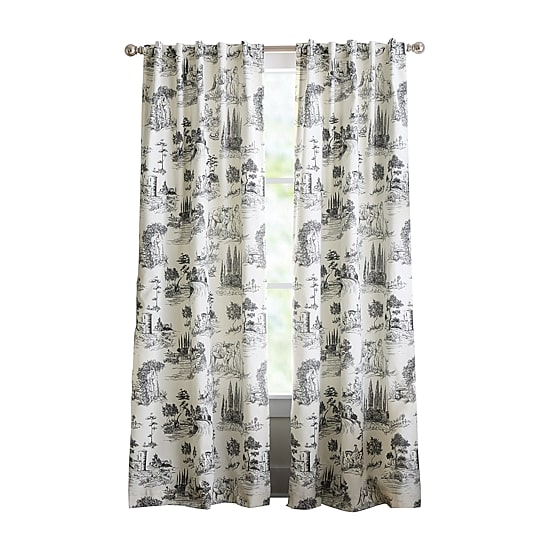 Martha Stewart Village Back Tab Blackout Set of 2 Curtain Panel