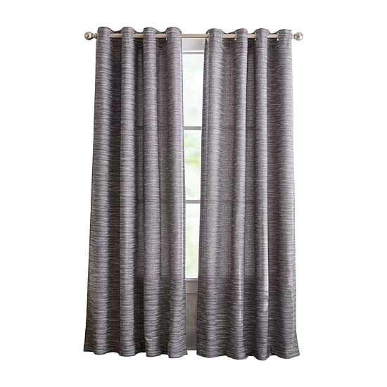 Martha Stewart Dayton Grommet Top Light-Filtering Set of 2 Curtain Panel