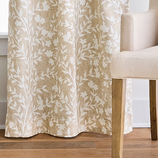 Martha Stewart Amelia Back Tab Blackout Set of 2 Curtain Panel