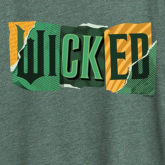 Wicked Logo Womens Crew Neck Short Sleeve Regular Fit Wicked Graphic T-Shirt