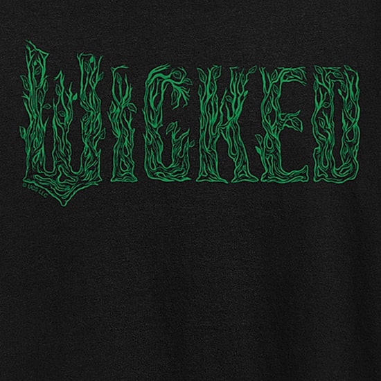 Wicked Logo Womens Crew Neck Short Sleeve Regular Fit Wicked Graphic T-Shirt