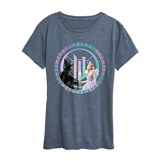 Wicked For Good Womens Crew Neck Short Sleeve Regular Fit Wicked Graphic T-Shirt