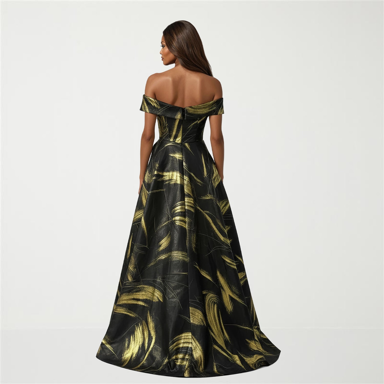 Rene by Rene Ruiz Collection Womens Short Sleeve Evening Gown