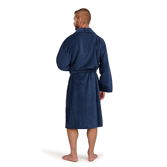 Hanes Mens Knee Length Long Sleeve Robe