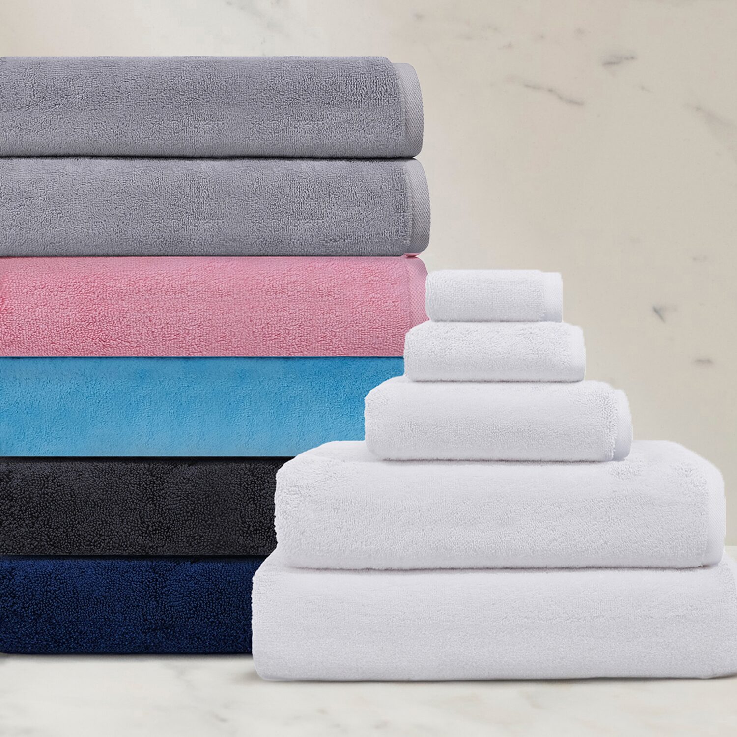 Depera Home Bath Towels Set 4-pc. Quick Dry Towel