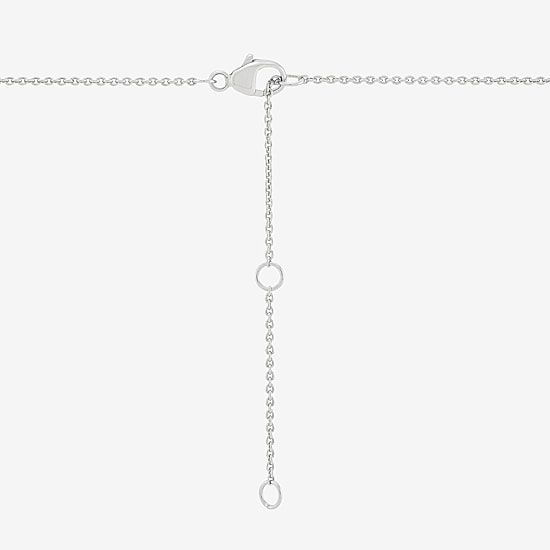 Limited Quantities! Womens 1/3 CT. T.W. Lab Grown White Diamond Sterling Silver Circle 18 Inch Pendant Necklace