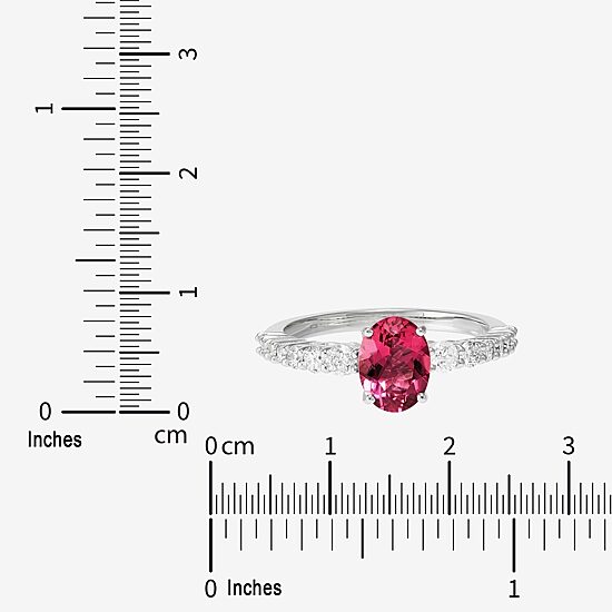Limited Quantities! Womens 1/2 CT. T.W. Genuine Pink Tourmaline 10K Gold Cocktail Ring