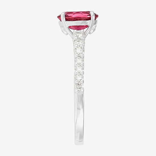 Limited Quantities! Womens 1/2 CT. T.W. Genuine Pink Tourmaline 10K Gold Cocktail Ring