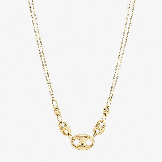 Limited Quantities! Womens 10K Gold 18 Inch Pendant Necklace