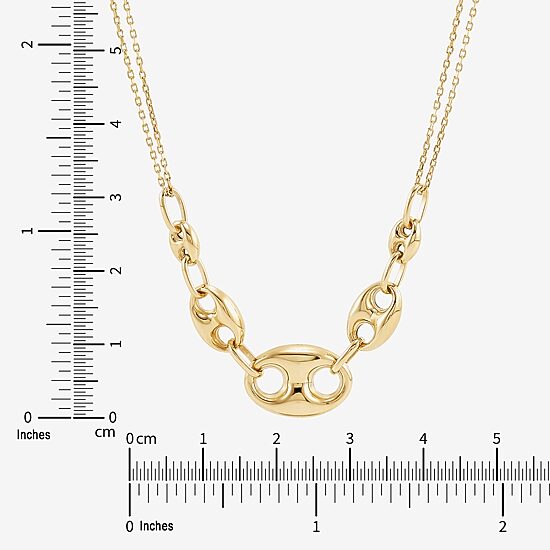 Limited Quantities! Womens 10K Gold 18 Inch Pendant Necklace
