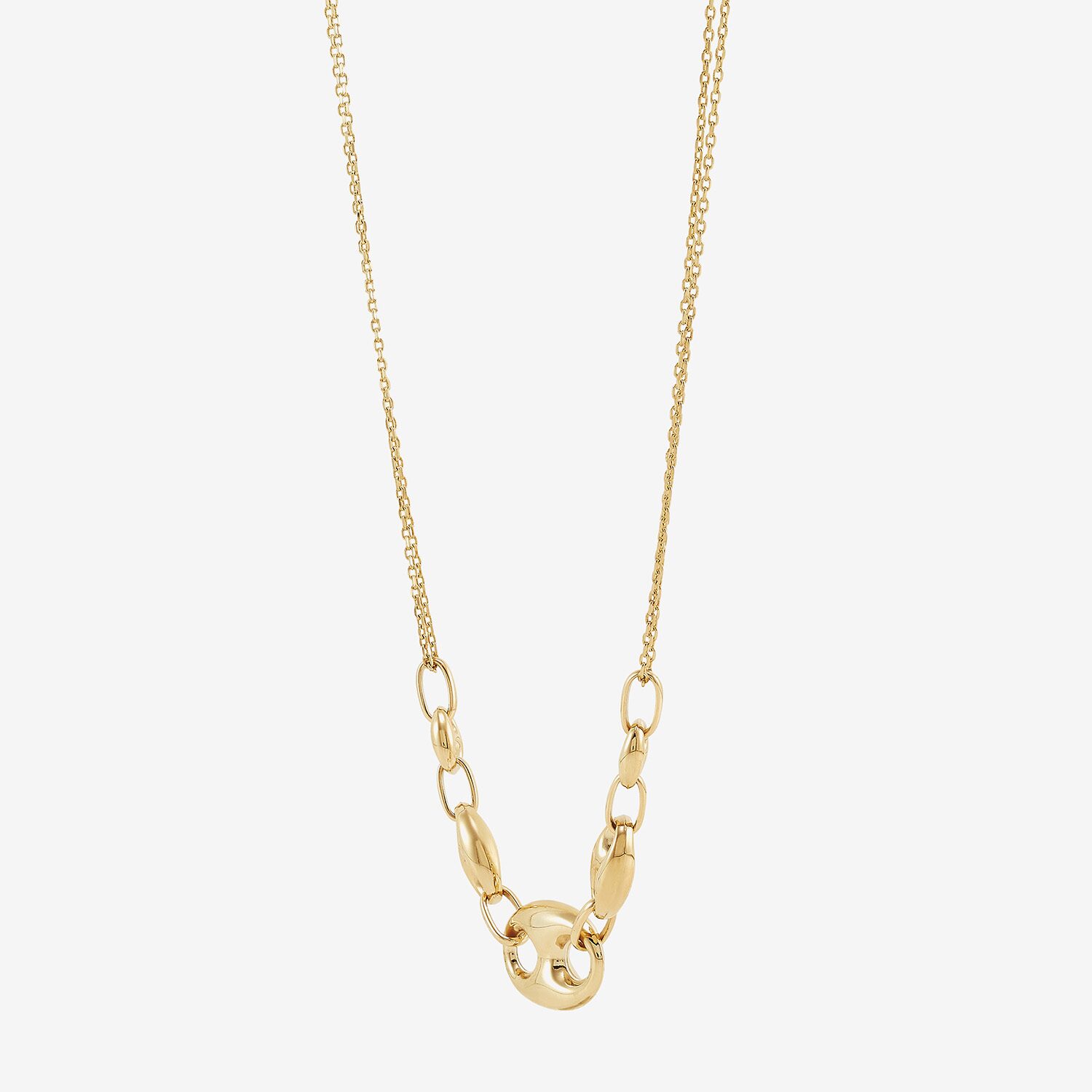 Limited Quantities! Womens 10K Gold 18 Inch Pendant Necklace