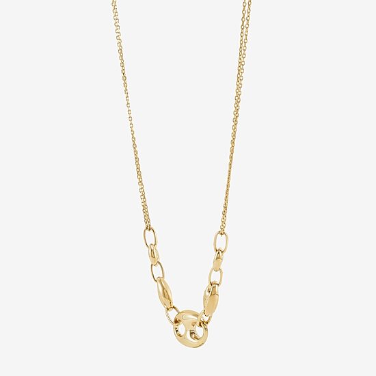 Limited Quantities! Womens 10K Gold 18 Inch Pendant Necklace