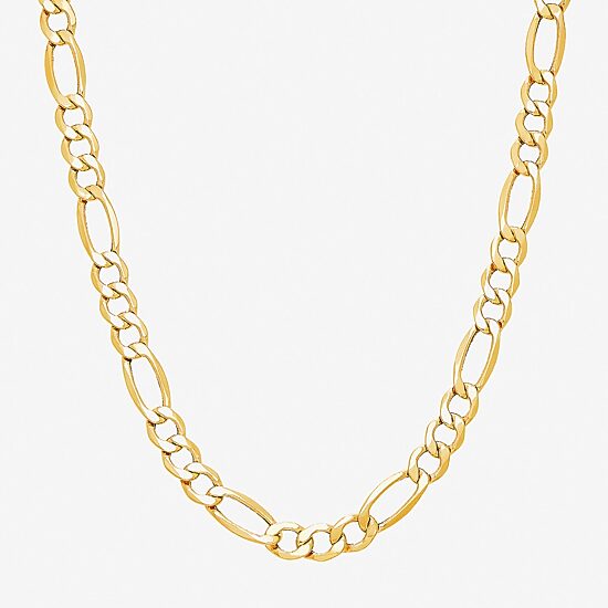 Limited Quantities! Womens 14K Gold 26 Inch Figaro Chain Necklace