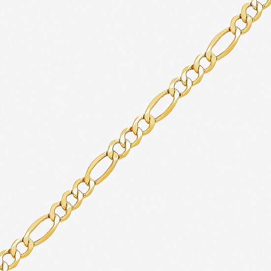 Limited Quantities! Womens 14K Gold 26 Inch Figaro Chain Necklace