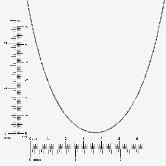 Limited Quantities! Womens 14K Gold 18 Inch Wheat Chain Necklace