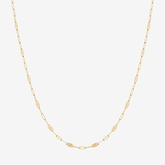 Limited Quantities! Womens 14K Gold 18 Inch Fashion Chain Necklace