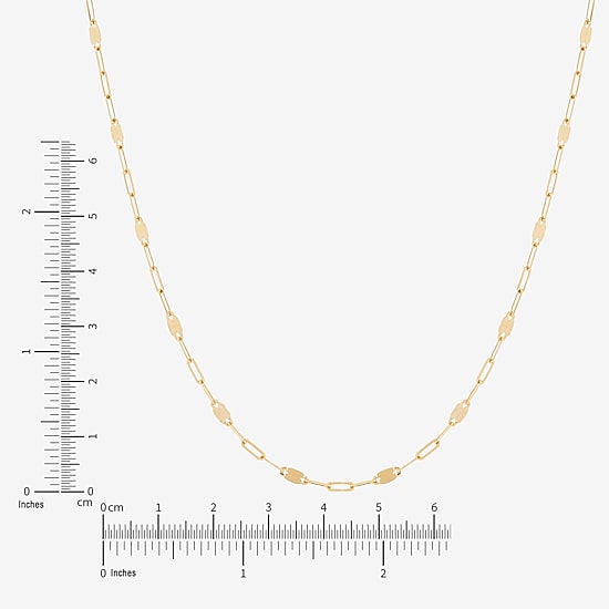 Limited Quantities! Womens 14K Gold 18 Inch Fashion Chain Necklace