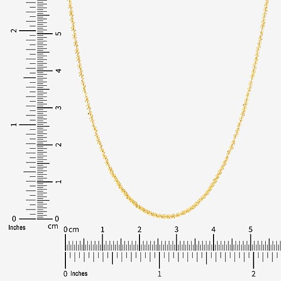 Limited Quantities! Womens 14K Gold 16 Inch Fashion Chain Necklace