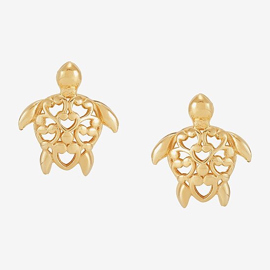 Limited Quantities! 14K Gold 11.3mm Stud Earrings