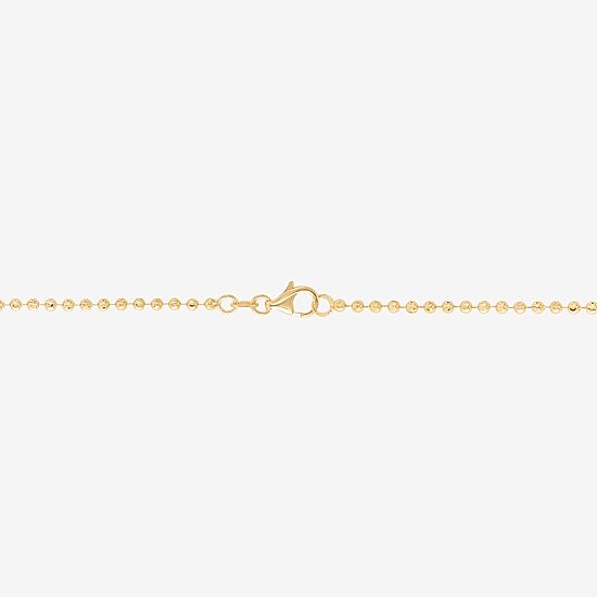 Limited Quantities! Womens 14K Gold 7 Inch Solid Bead Chain Bracelet