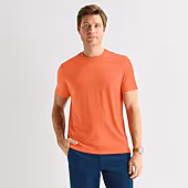 St. John's Bay Super Soft Mens Crew Neck Short Sleeve T-Shirt
