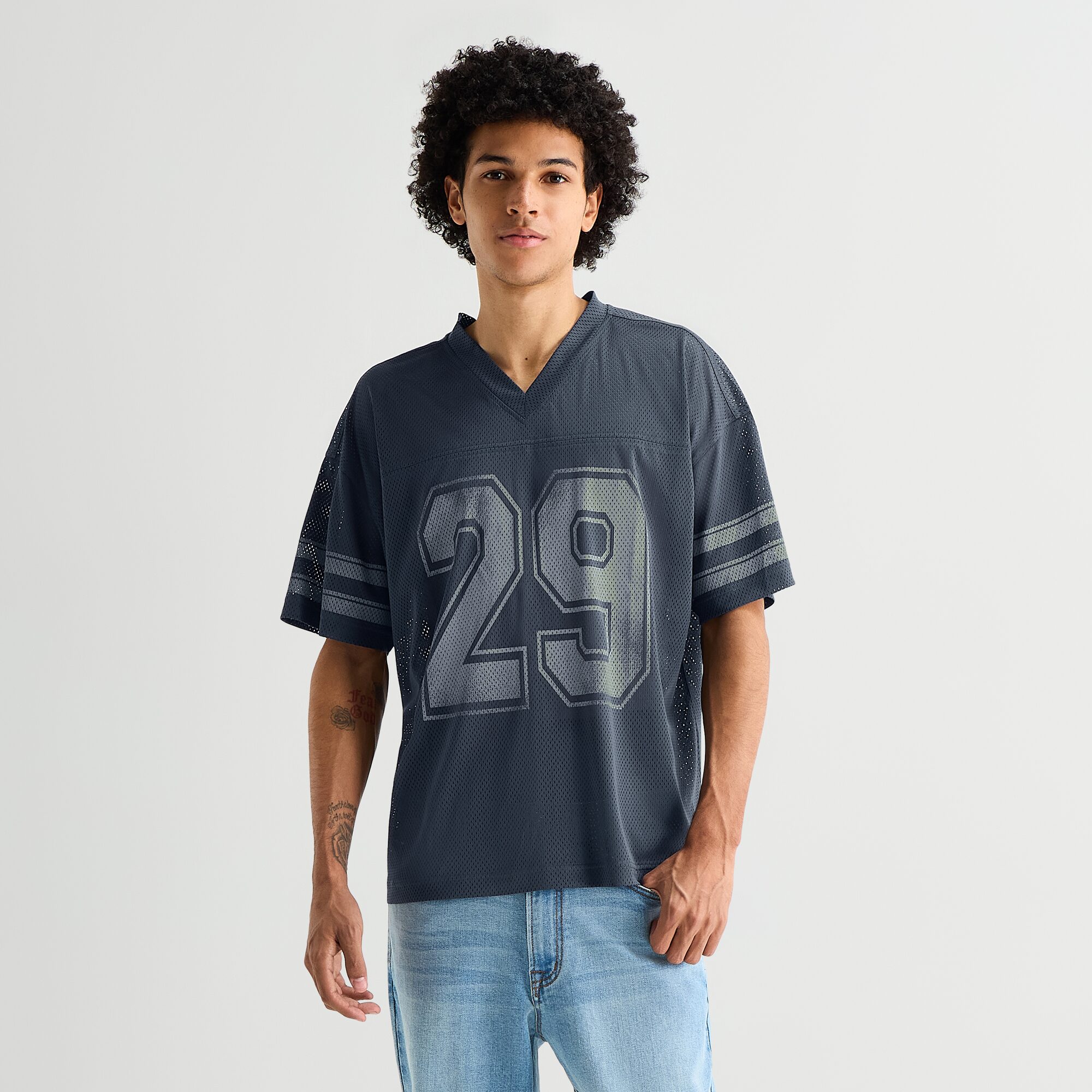 Arizona Mens V Neck Short Sleeve Jersey