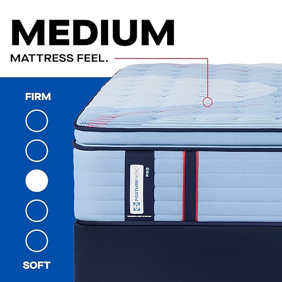 Sealy Posturepedic Fairholt 15" Medium Pillow Top - Mattress + Box Spring