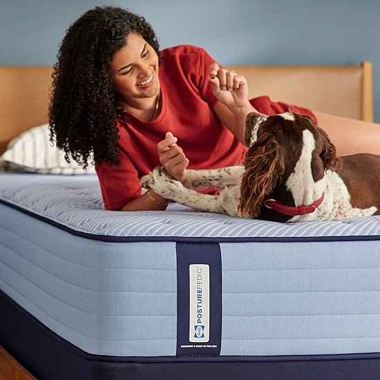 Sealy Posturepedic Greer 13" Plush Tight Top - Mattress + Box Spring