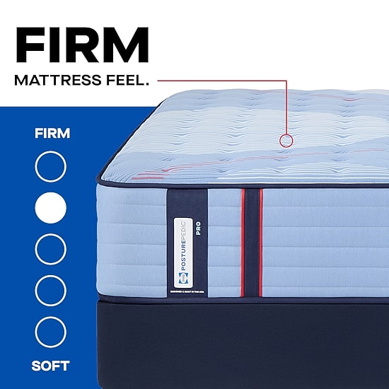 Sealy Posturepedic Fairholt 14" Firm Tight Top - Mattress + Box Spring