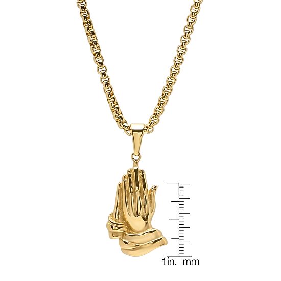 Mens Stainless Steel Hypoallergenic 24 Inch Box Chain Necklace