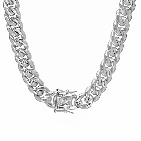 Mens Stainless Steel Hypoallergenic 24 Inch Pendant Necklace
