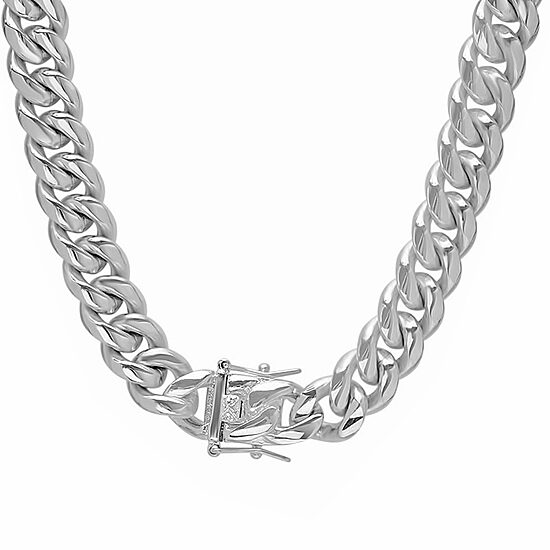 Mens Stainless Steel Hypoallergenic 30 Inch Box Chain Necklace
