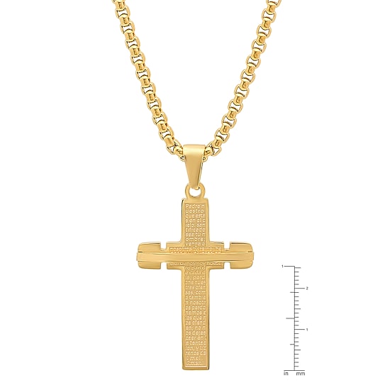Mens Stainless Steel Hypoallergenic 24 Inch Curb Chain Necklace