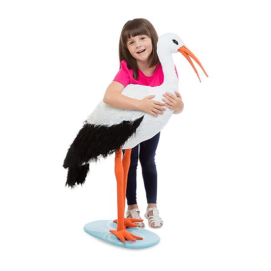 Melissa & Doug Stork Stuffed Animal