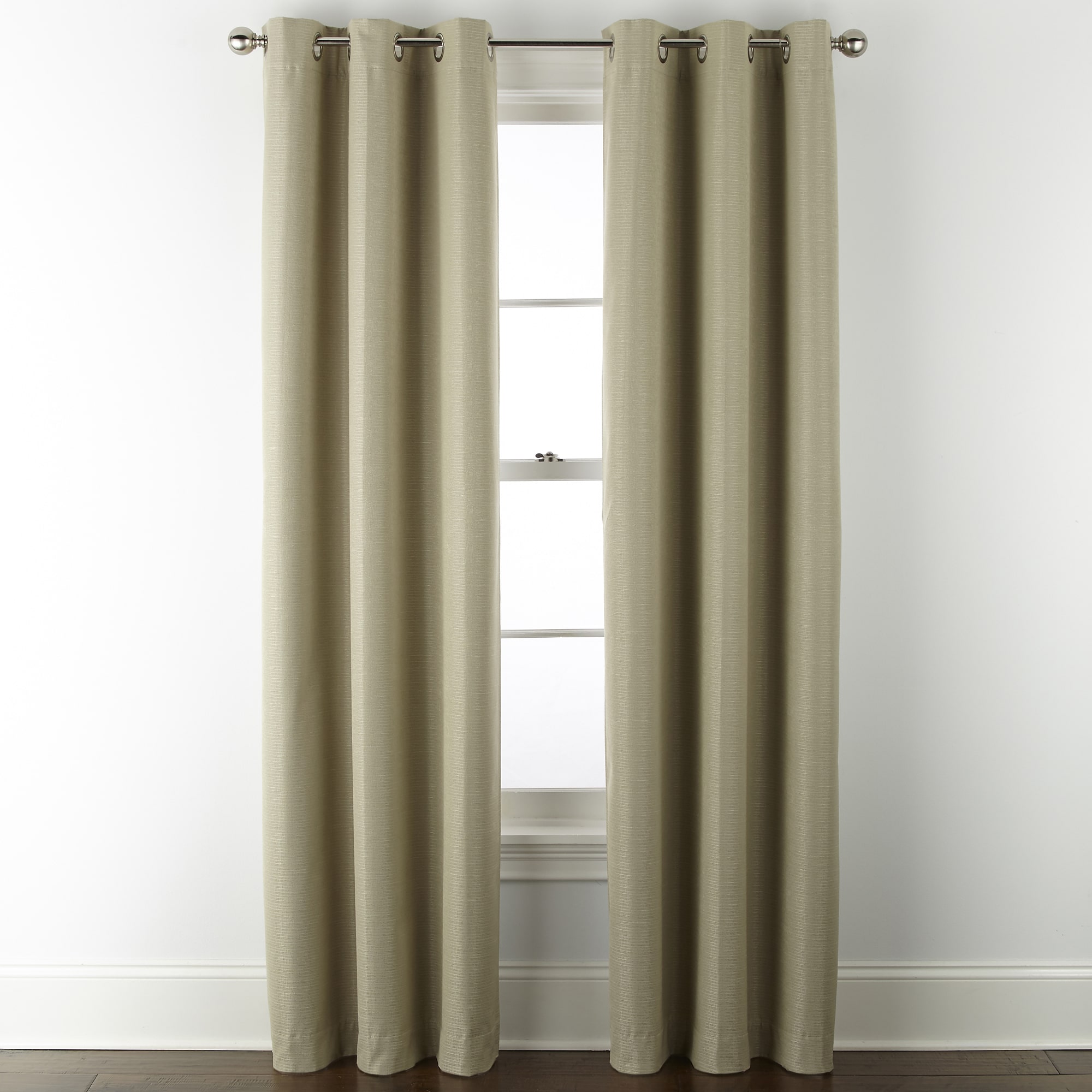 Home Expressions Allister Grommet Top Energy Saving 100% Blackout Single Curtain Panel