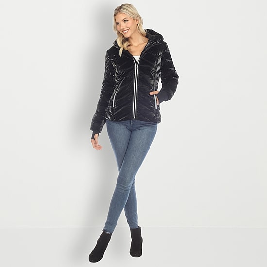 White Mark Womens Lightweight Jacket