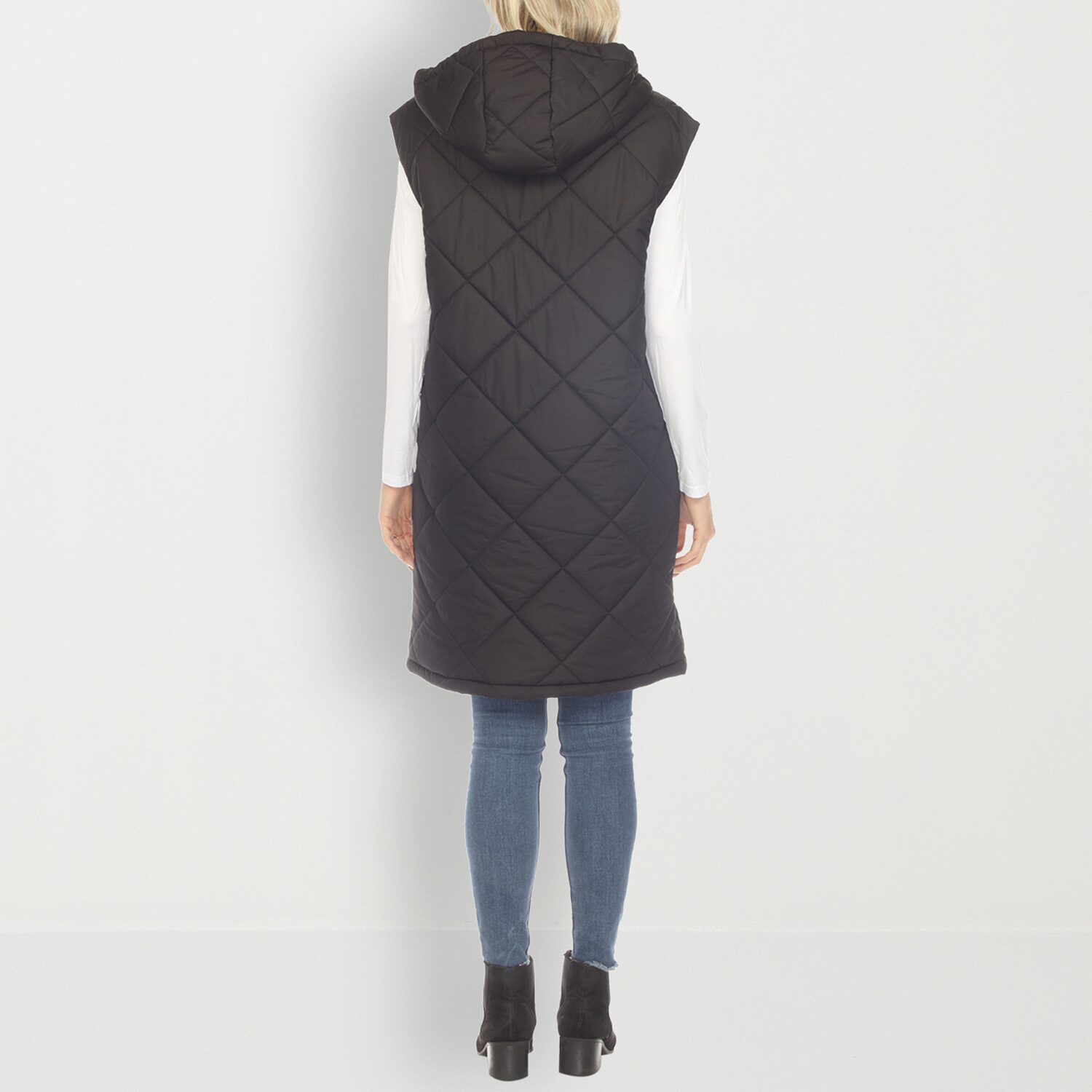 White Mark Womens Lightweight Puffer Vest