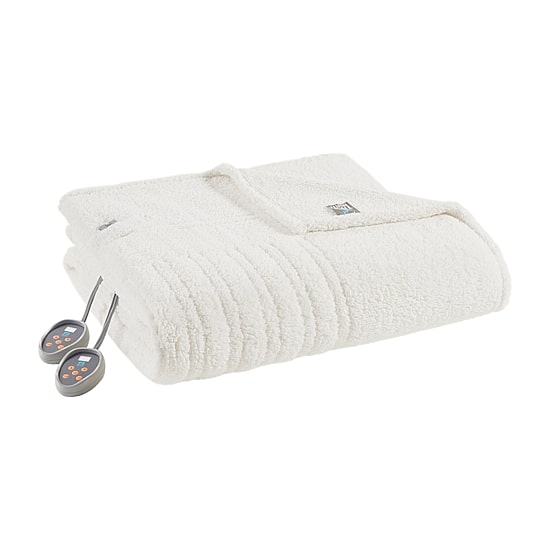 True North By Sleep Philosophy Sherpa Heated Blanket