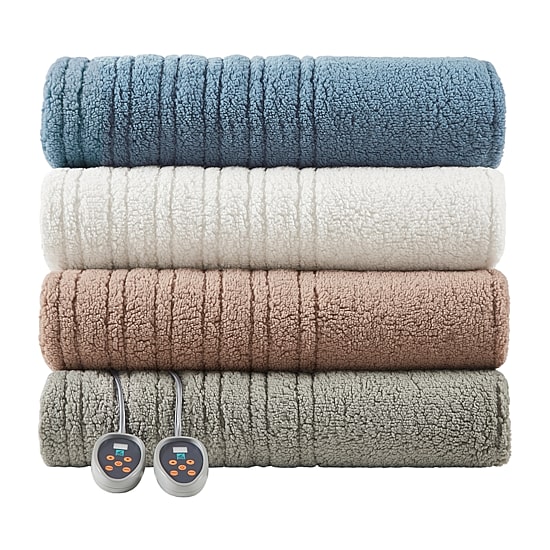 True North By Sleep Philosophy Sherpa Heated Blanket