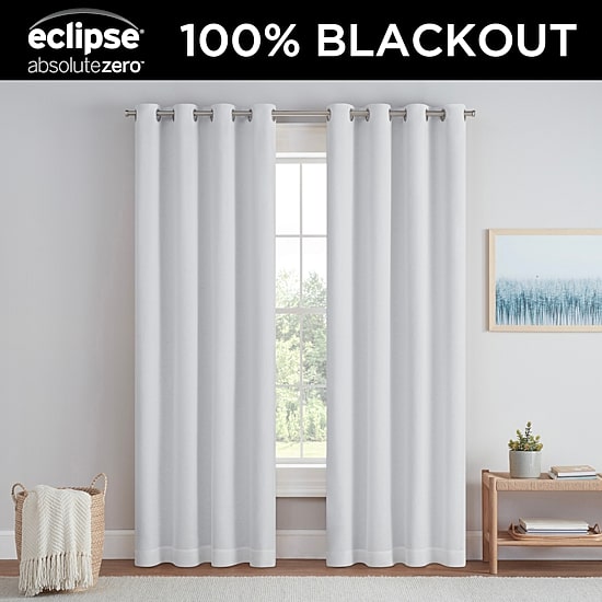 Eclipse Dutchess Grommet Top 100% Blackout Single Curtain Panel