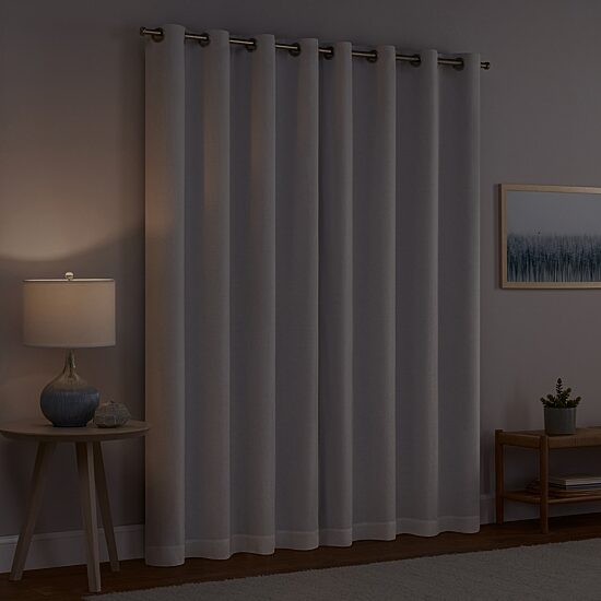 Eclipse Dutchess Grommet Top 100% Blackout Single Curtain Panel