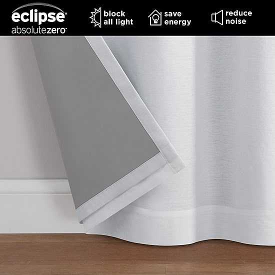 Eclipse Dutchess Grommet Top 100% Blackout Single Curtain Panel