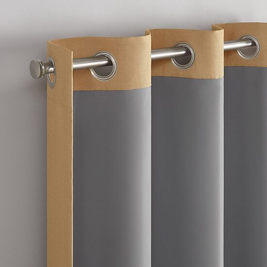 Eclipse Dutchess Grommet Top 100% Blackout Single Curtain Panel
