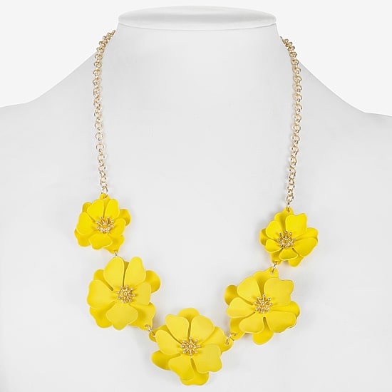 Liz Claiborne Frontal Womens 17 Inch Collar Necklace