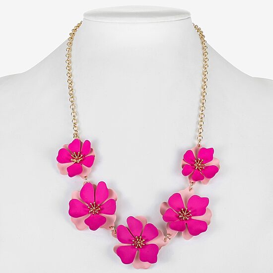 Liz Claiborne Frontal Womens 17 Inch Collar Necklace
