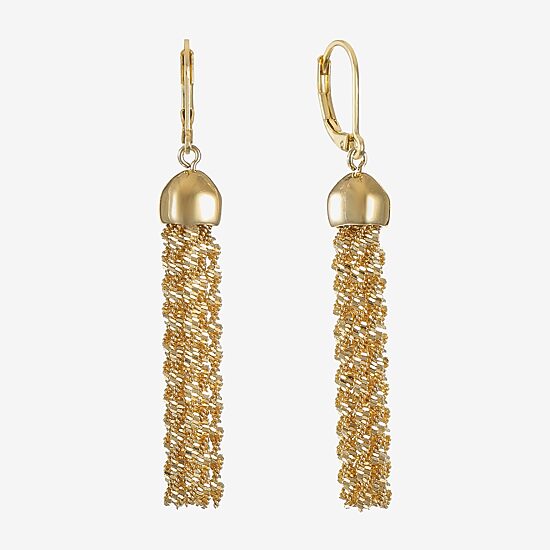 Monet Jewelry Tassel Womens Drop Earrings