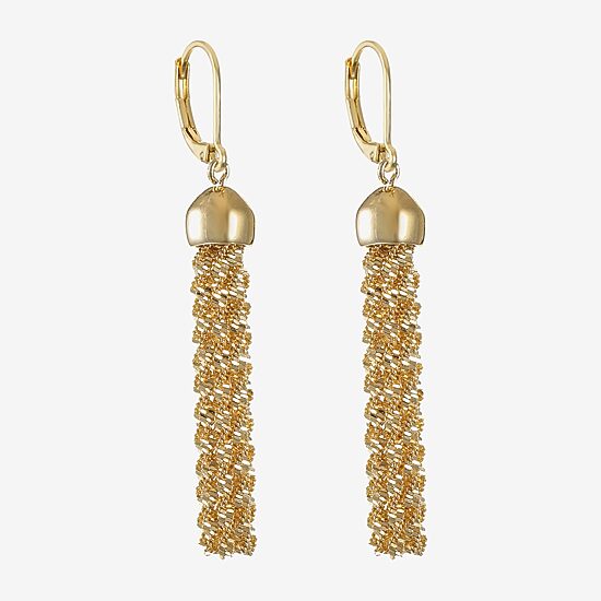 Monet Jewelry Tassel Womens Drop Earrings